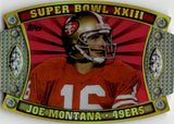 2011 Joe Montana Topps DIE CUT SUPER BOWL LEGENDS #SB-62 San Francisco 49ers HOF 1