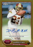 2023 DeAngelo Hall Topps Composite GOLD REFRACTOR AUTO 07/05 AUTOGRAPH #TCA-DH Washington Redskins