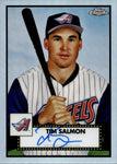 2021 Tim Salmon Topps Chrome Platinum Anniversary REFRACTOR AUTO 032/199 AUTOGRAPH #PA-TSA Anaheim Angels