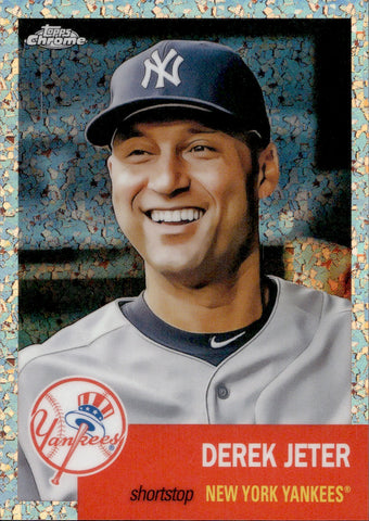 2022 Derek Jeter Topps Chrome Platinum Anniversary ROSE GOLD MINI DIAMOND 25/75 #2 New York Yankees HOF