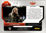 2022 Liv Morgan Panini Prizm WWE ORANGE 77/99 #46 Monday Night Raw