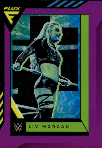 2022 Liv Morgan Panini Chronicles FLUX PURPLE 13/49 #336 Friday Night Smackdown