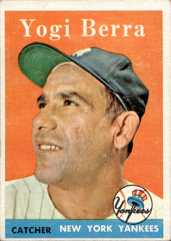 1958 Yogi Berra Topps #370 New York Yankees BV $250