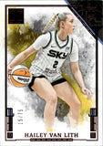 2025 Hailey Van Lith Panini Impeccable WNBA ROOKIE BRONZE 15/75 #56 Chicago Sky