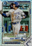 2021 Bobby Witt Jr. Bowman Chome Mega Box REFRACTOR #BCP-1 Kansas City Royals