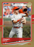 2020 Tommy Edman Panini Donruss GOLD ARTIST PROOF 01/10 #210 St. Louis Cardinals