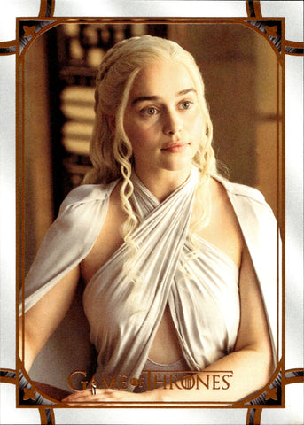 2021 Daenerys Targaryen Rittenhouse Game of Thrones THE IRON ANNIVERSARY SERIES 2 COPPER 099/199 #7