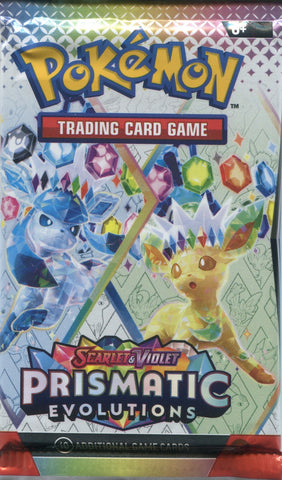 Pokemon Scarlet & Violet Prismatic Evolutions, Booster Pack