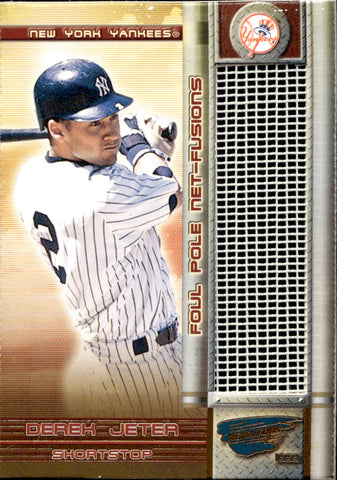 1999 Derek Jeter Pacific Revolution FOUL POLE NET-FUSION #12 New York Yankees HOF