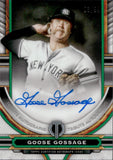 2023 Goose Gossage Topps Tribute GREEN AUTO 03/99 AUTOGRAPH #TA-GG New York Yankees HOF