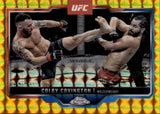2025 Colby Covington Topps Chrome GEOMETRIC GOLD REFRACTOR 38/50 #154
