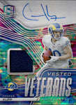2021 Cooper Kupp Panini Spectra CELESTIAL VESTED VETERANS JERSEY AUTO 22/25 AUTOGRAPH RELIC #VV-CK Los Angeles Rams