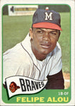 1965 Felipe Alou Topps #383 Milwaukee Braves BV $15 1