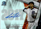 2017 Alex Faedo Bowman Draft CLASS OF 2017 REFRACTOR AUTO 075/250 AUTOGRAPH #C17A-AF Detroit Tigers