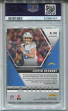 2020 Justin Herbert Panini Mosaic NFL DEBUT ROOKIE RC PSA 10 #263 Los Angeles Chargers 5367