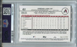 2024 Jordan Lawlar Topps Series 1 ORANGE CRACKLE FOIL BOARD ROOKIE RC PSA 10 #451 Arizona Diamondbacks 5029