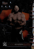 2025 AJ Styles Topps Chrome WWE X Cactus Jack BLACK REFRACTOR 09/10 #20 Monday Night Raw