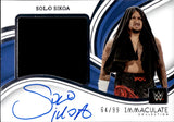 2023 Solo Sikoa Panini Immaculate WWE PREMIUM JUMBO SHIRT AUTO 64/99 AUTOGRAPH RELIC #PM-SSK Friday Night Smackdown