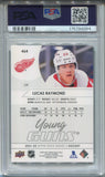 2021-22 Lucas Raymond Upper Deck Series 2 YOUNG GUNS ROOKIE RC PSA 9 #464 Detroit Red Wings 4094