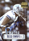 1996 Bill Bates Collector's Edge COWBOYBILIA FOOTBALLBILIA AUTO 1547/4000 AUTOGRAPH #DCA-19 Dallas Cowboys