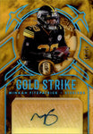 2020 Minkah Fitzpatrick Panini Gold Standard PLATINUM GOLD STRIKE AUTO 32/49 AUTOGRAPH #GST10 Pittsburgh Steelers