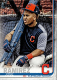 2019 Jose Ramirez Topps Series 1 SP VARIATION #223 Cleveland Indians