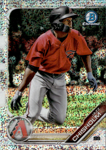 2019 Jazz Chisholm Bowman Chrome PROSPECTS SPECKLE REFRACTOR 086/299 #BCP-61 Arizona Diamondbacks