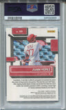 2022 Juan Yepez Panini Donruss INDEPENDENCE DAY RATED ROOKIE RC PSA 7 #69 St. Louis Cardinals 0955