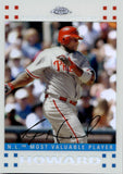 2007 Ryan Howard Topps Chrome WHITE REFRACTOR 198/660 #257 Philadelphia Phillies