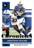 2021 Jonathan Taylor Panini Chronicles PURPLE 08/49 #41 Indianapolis Colts