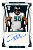 2022 Jordan Davis Panini National Treasures ROOKIE AUTO 06/25 AUTOGRAPH #105 Philadelphia Eagles
