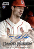 2019 Dakota Hudson Topps Stadium Club ROOKIE AUTO AUTOGRAPH RC #SCA-DH St. Louis Cardinals