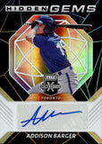 2021 Addison Barger Panini Elite Extra Edition HIDDEN GEMS AUTO AUTOGRAPH #HG-AB Toronto Blue Jays
