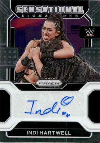 2022 Indi Hartwell Panini Prizm WWE SENSATIONAL SIGNATURES AUTO AUTOGRAPH #SN-IHW NXT