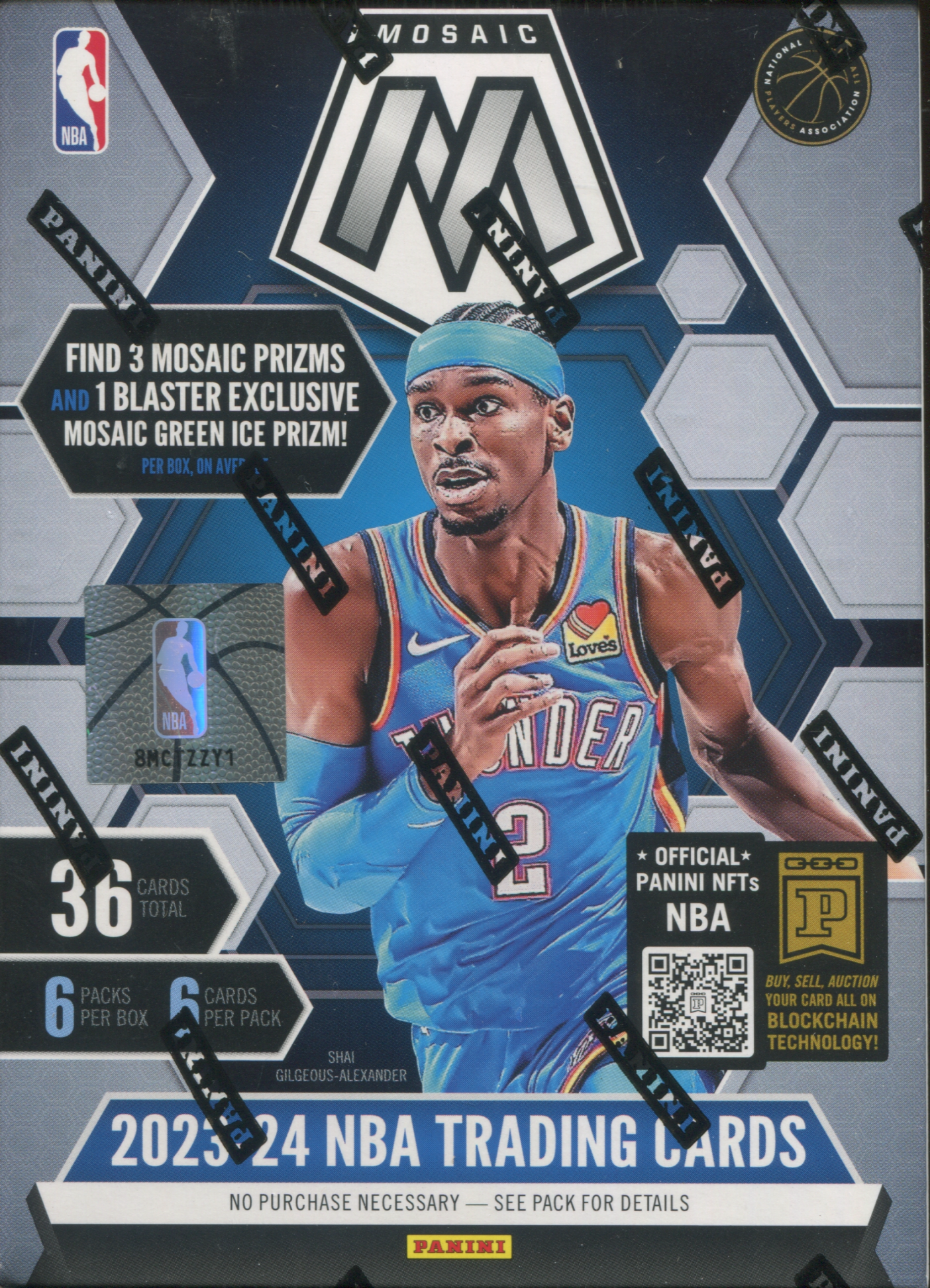 2020-21 Panini Mosaic Basketball Exclusive Blaster sale Box Green Ice Prizm 4x Lot