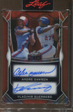 2025 Andre Dawson Vladimir Guerrero Leaf Metal DUAL AUTO 7/7 Montreal Expos #DA-1