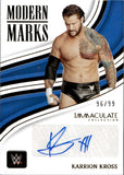 2023 Karrion Kross Panini Immaculate MODERN MARKS AUTO 96/99 #MM-KKR