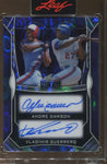 2025 Andre Dawson Vladimir Guerrero Leaf Metal DUAL AUTO 1/1 Montreal Expos #DA-1