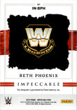 2023 Beth Phoenix Panini Impeccable WWE HOLO SILVER INDELIBLE INK AUTO 17/25 AUTOGRAPH #IN-BPH WWE HOF