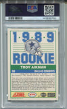 1989 Troy Aikman Score ROOKIE RC PSA 8 #270 Dallas Cowboys HOF 0790