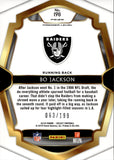 2018 Bo Jackson Panini Select PREMIER LEVEL 063/199 #198 Los Angeles Raiders