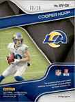 2021 Cooper Kupp Panini Spectra CELESTIAL VESTED VETERANS JERSEY AUTO 22/25 AUTOGRAPH RELIC #VV-CK Los Angeles Rams