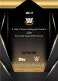 2025 Lita Topps Chrome WWE REFRACTOR HALL OF FAME AUTO 069/175 AUTOGRAPH #HOF-LIT WWE HOF