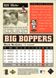 1998 Mark McGwire Upper Deck Retro BIG BOPPERS 195/500 #B29 St. Louis Cardinals