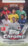 2019-20 Topps Chrome Bundesliga Soccer Hobby, Box