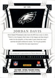 2022 Jordan Davis Panini National Treasures ROOKIE AUTO 06/25 AUTOGRAPH #105 Philadelphia Eagles