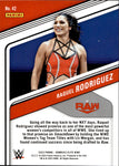 2023 Raquel Rodriguez Donruss Elite WWE ORANGE 46/49 #42 Monday Night Raw