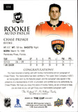 2020-21 Chase Priskie Upper Deck The Cup ROOKIE PATCH AUTO 191/249 AUTOGRAPH RELIC #151 Florida Panthers