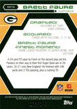 2006 Brett Favre Topps Finest MOMENTS GREEN REFRACTOR 008/199 #BF9 Green Bay Packers HOF