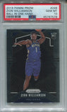2019-20 Zion Williamson Panini Prizm BALL IN ONE HAND VARIATION ROOKIE RC PSA 10 #248 New Orleans Pelicans 7578